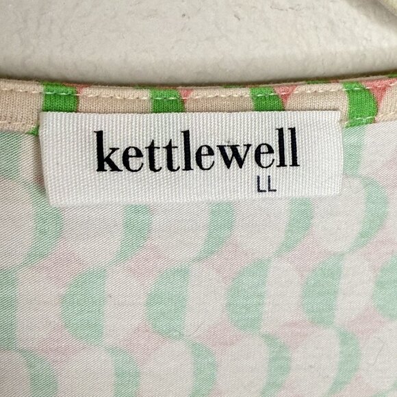 Kettlewell Geometric Print Wrap Top With Tie Waist, 12 - Picture 8 of 9